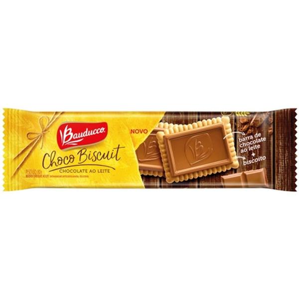 Imagem de Biscoito Choco Biscuit Chocolate Ao Leite 80g - Bauducco