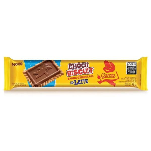 Imagem de Biscoito Chocobiscuit Garoto Chocolate Ao Leite 78g