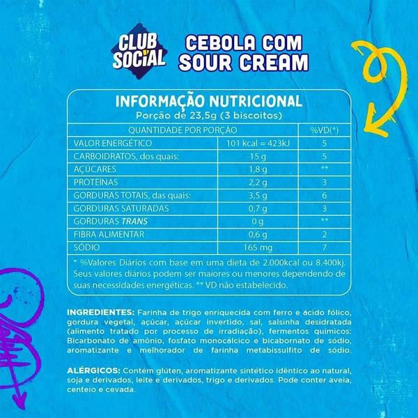 Biscoito Club Social Cebola Multipack 141g Imagem de Biscoito Club Social Cebola Multipack 141g