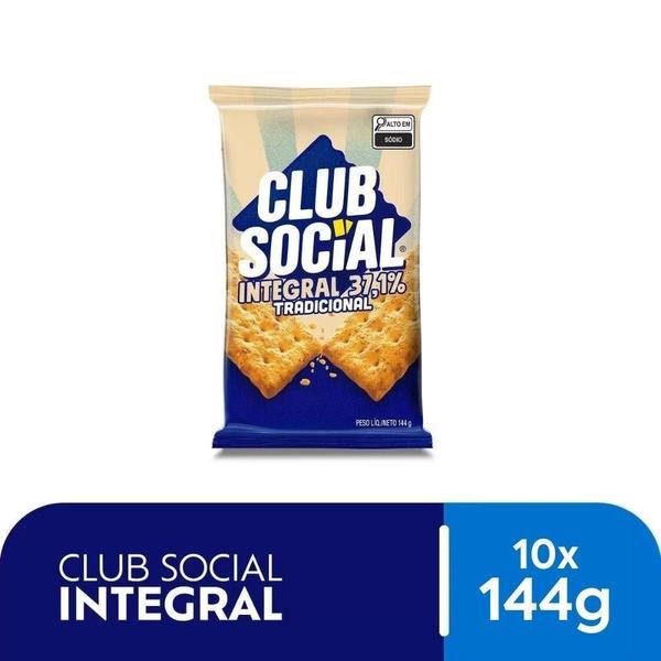 Imagem de Biscoito Club Social Integral Kit 10 Packs 144G - 6X24G