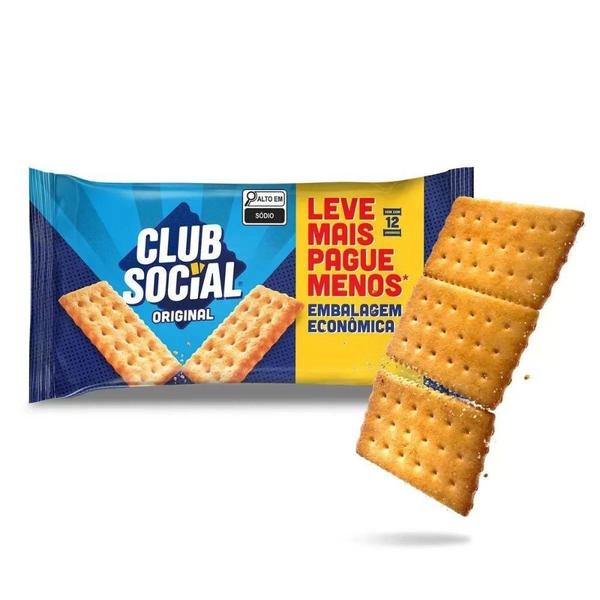 Imagem de Biscoito Club Social Kit 10 Packs De Bolacha 288G