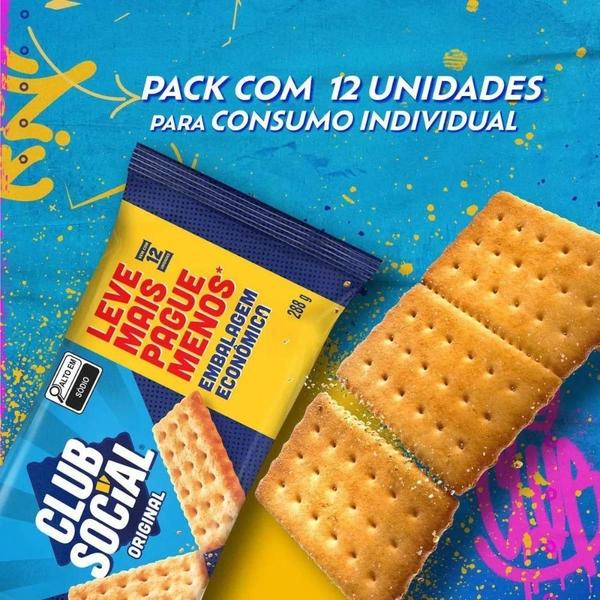 Imagem de Biscoito Club Social Kit 5 Packs De Bolacha 288G