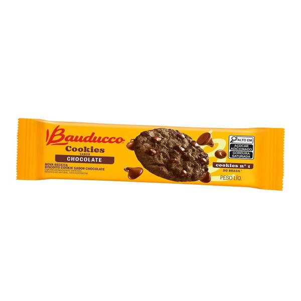 Imagem de Biscoito Cookies De Chocolate Bauducco Kit 5