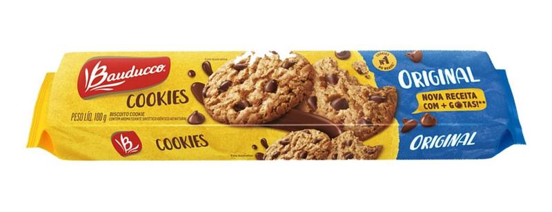 Biscoito Cookies De Chocolate Bauducco Original Kit 5 Imagem de Biscoito Cookies De Chocolate Bauducco Original Kit 5