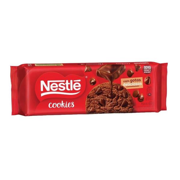 Biscoito Cookies Nestlé Classic Chocolate com Gotas de Chocolate 60g- Embalagem com 52 Unidades Imagem de Biscoito Cookies Nestlé Classic Chocolate com Gotas de Chocolate 60g- Embalagem com 52 Unidades