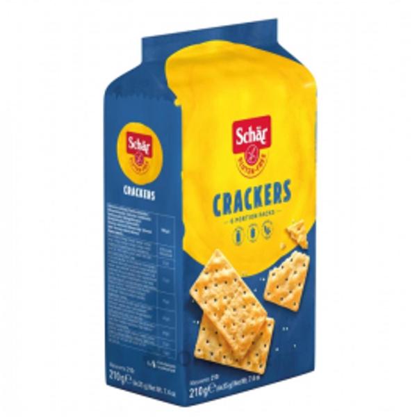 Biscoito Crackers Sem Glúten Schar 210G (4 Pacotes) Imagem de Biscoito Crackers Sem Glúten Schar 210G (4 Pacotes)