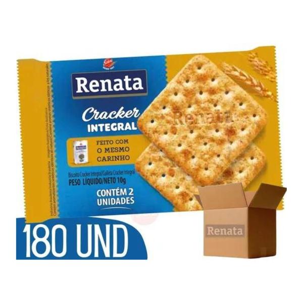 Imagem de Biscoito Cream Cracker Integral Renata Sache 10g - 180 Und