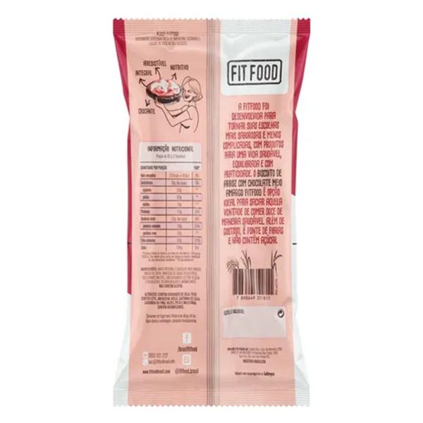 Imagem de Biscoito de Arroz Chocolate Meio Amargo FIT FOOD 60g (12x)