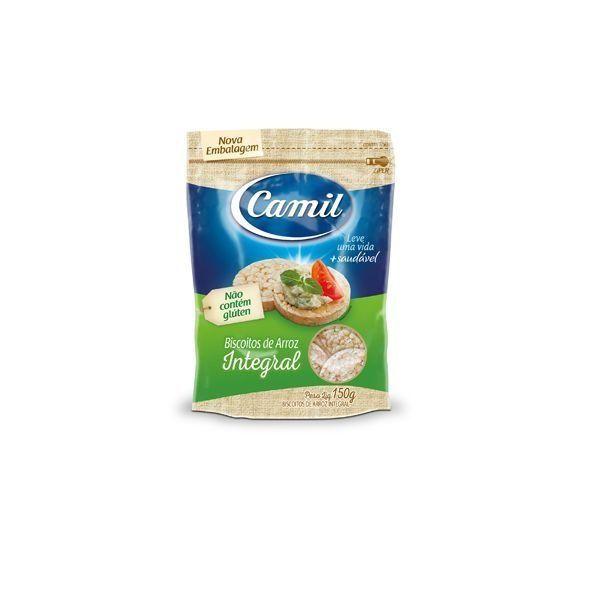 Imagem de Biscoito De Arroz Integral Camil 150g