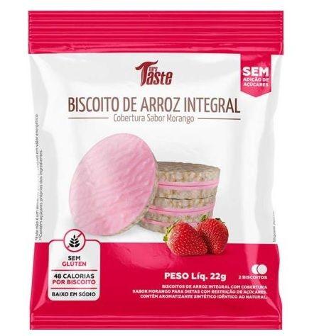 Imagem de Biscoito De Arroz Morango Com 2unidades 22g Mrs Taste