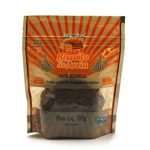 Imagem de Biscoito de Aveia Orgânico Pão do Céu 100g