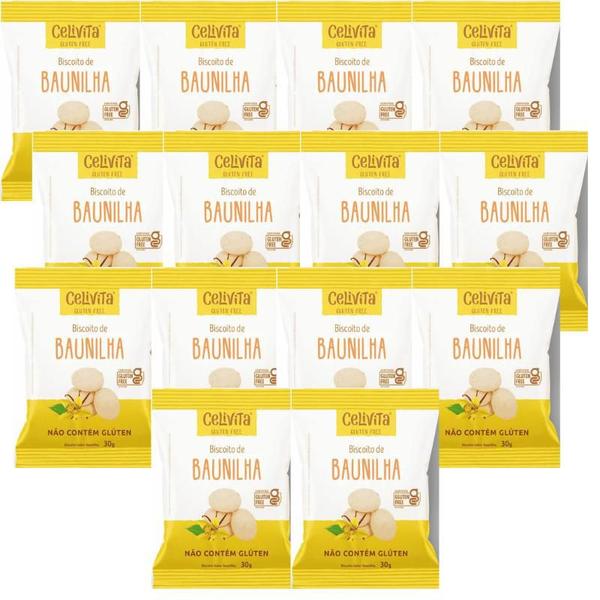 Imagem de Biscoito de Baunilha display 14uni de 30g - Celivita