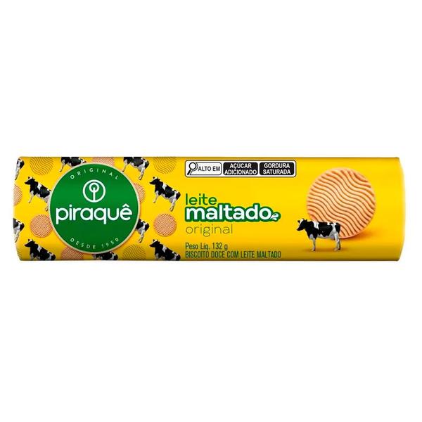 Imagem de Biscoito de Leite Maltado Tradicional Piraquê 132g