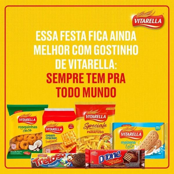 Imagem de Biscoito Doce de Maizena Tradicional Qualidade Vitarella