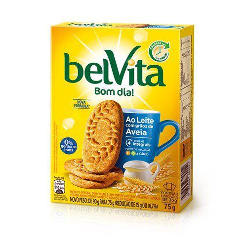 Imagem de Biscoito Doce Integral Belvita Leite e Aveia Embalagem 75G