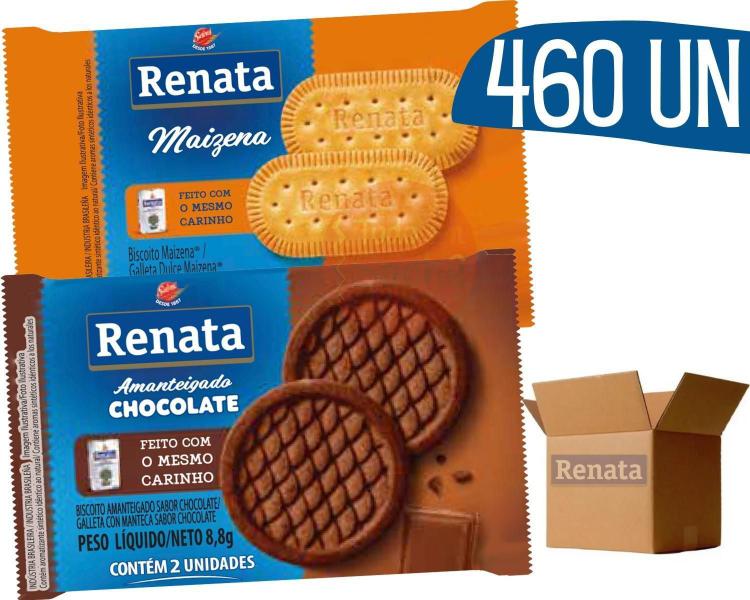 Imagem de Biscoito Em Sache Renata Chocolate E Maizena - 460 Und