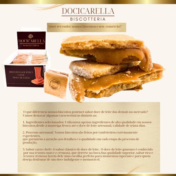 Imagem de Biscoito Gourmet Sabor Doce de Leite Display Com 12 Unidades