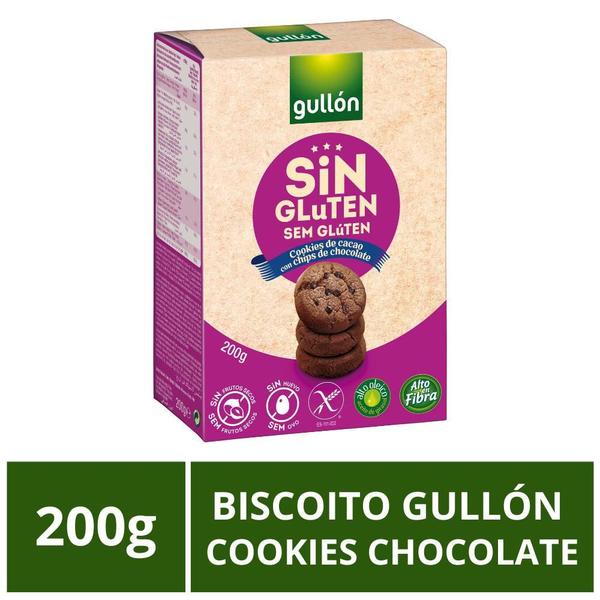 Biscoito Gullón, Cookie Chocolate, 200G, Sem Glúten Imagem de Biscoito Gullón, Cookie Chocolate, 200G, Sem Glúten