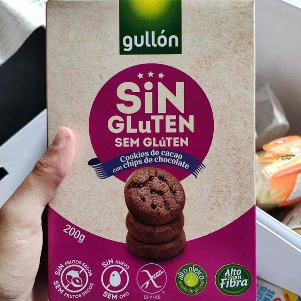 Biscoito Gullón, Cookie Chocolate, 200G, Sem Glúten Imagem de Biscoito Gullón, Cookie Chocolate, 200G, Sem Glúten