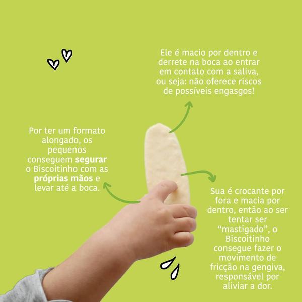 Imagem de Biscoito Infantil para Fase da Dentição Vegetais Papapá 36g