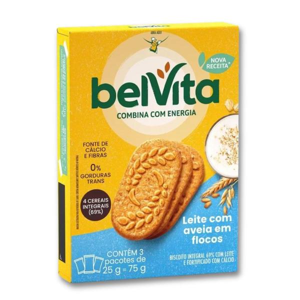 Imagem de Biscoito Integral Belvita Leite e Aveia 75g