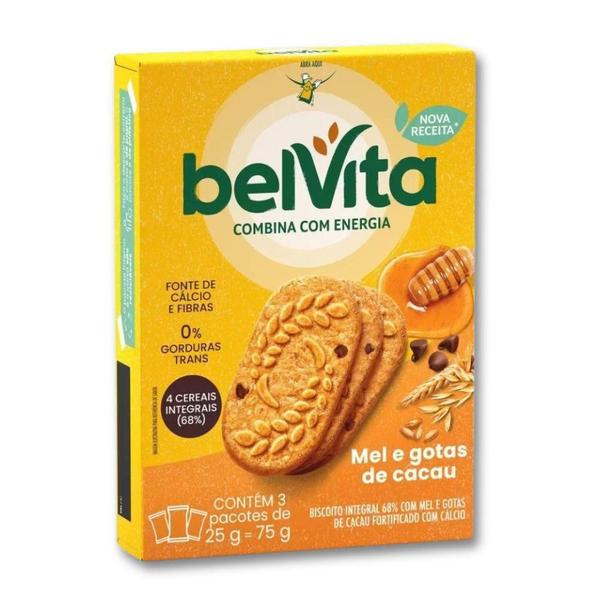 Imagem de Biscoito Integral Belvita Mel E Cacau 75G