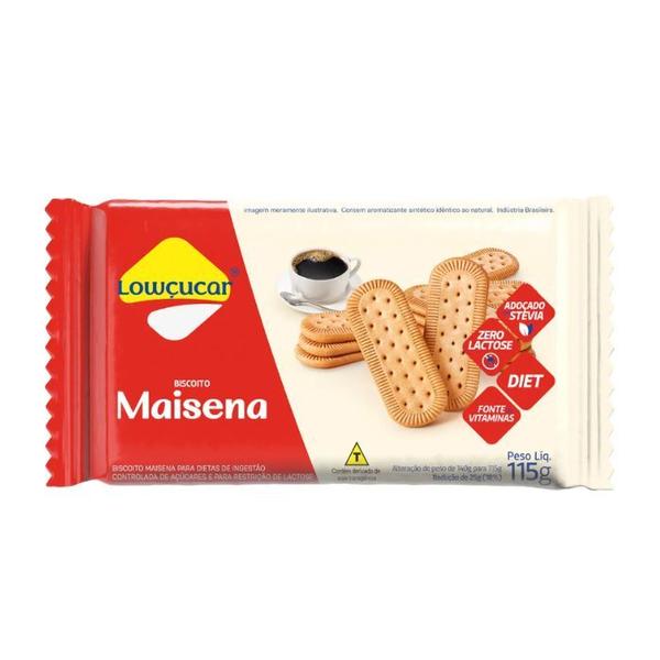 Imagem de Biscoito Maisena Zero Açúcar Lowçucar 115g