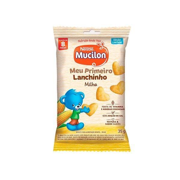 Biscoito Meu Primeiro Lanchinho Mucilon Milho 35g Imagem de Biscoito Meu Primeiro Lanchinho Mucilon Milho 35g