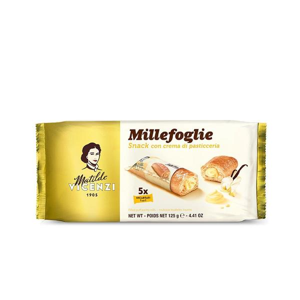 Imagem de Biscoito Millefoglie D'italia com Recheio de Baunilha Vicenzi 125g