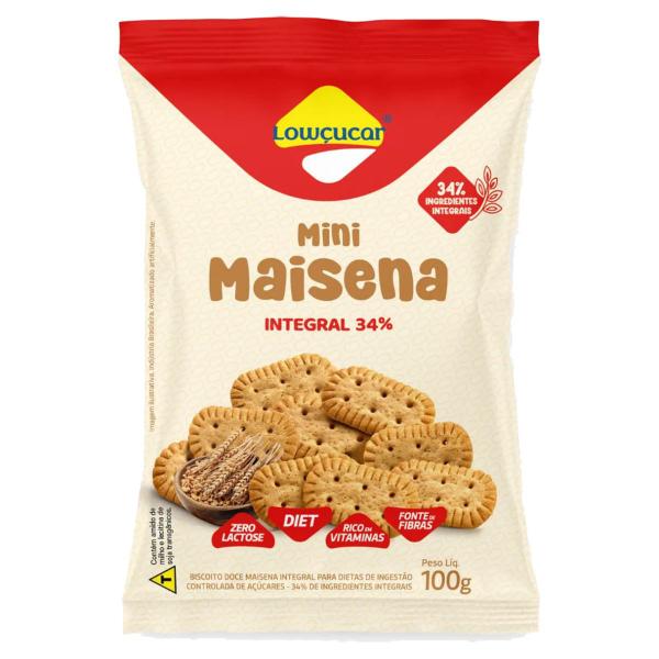 Biscoito Mini Maisena Integral Diet, Zero Lactose Lowçucar 100g Imagem de Biscoito Mini Maisena Integral Diet, Zero Lactose Lowçucar 100g