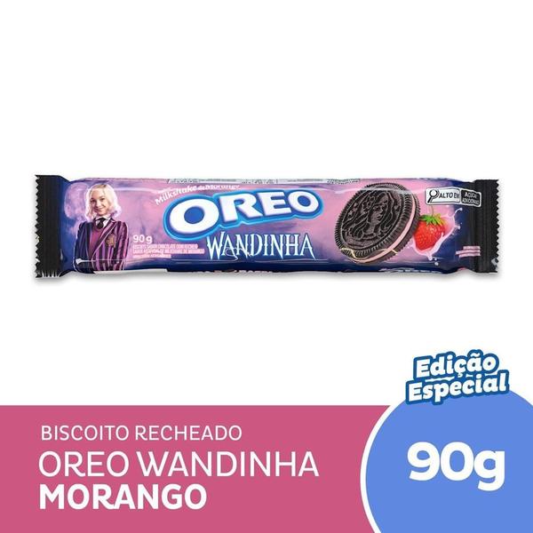 Imagem de Biscoito Oreo Recheado Morango 90g