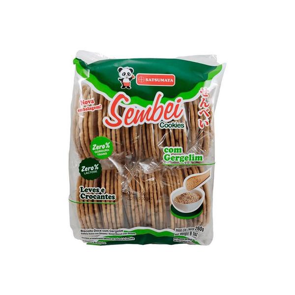 Imagem de Biscoito Oriental Sembei Sabor Gergelim 260G Sapporo