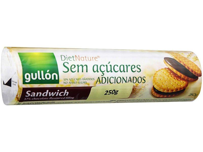 Imagem de Biscoito Recheado Chocolate Diet Nature Gullón - 250g