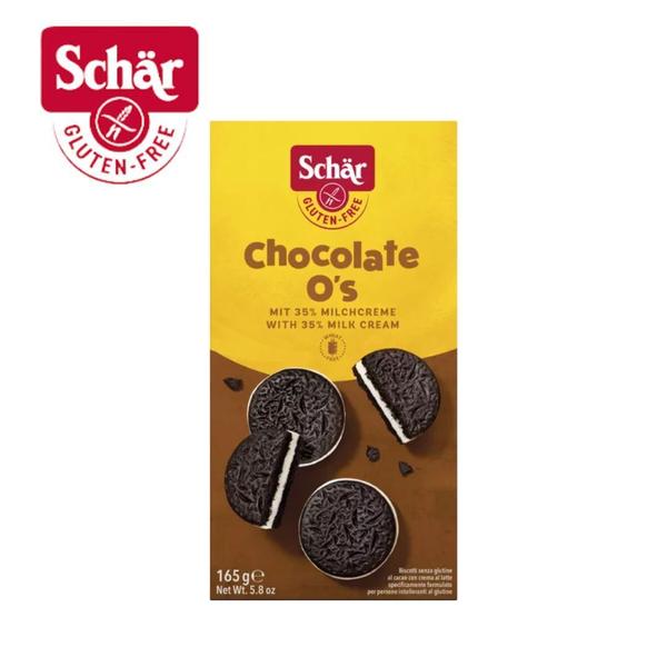 Imagem de Biscoito recheado chocolate O's Dr. Schar 165g