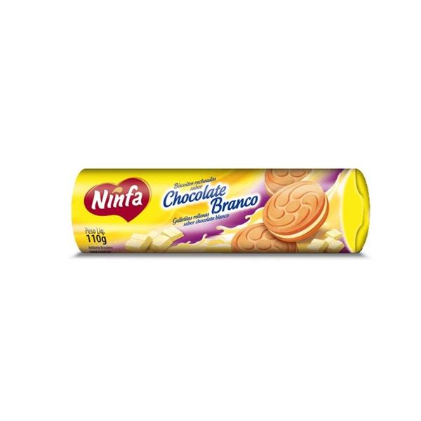 Imagem de Biscoito Recheado Ninfa Choc Branco 110g