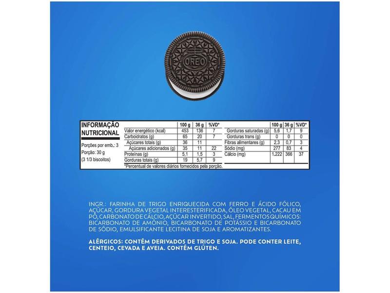 Imagem de Biscoito Recheado Original Oreo 90g