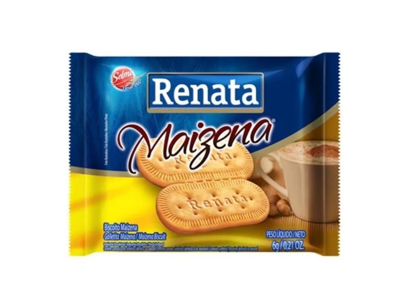 Imagem de Biscoito Renata Maizena Sachê 12G Caixa Com 180 Unidades