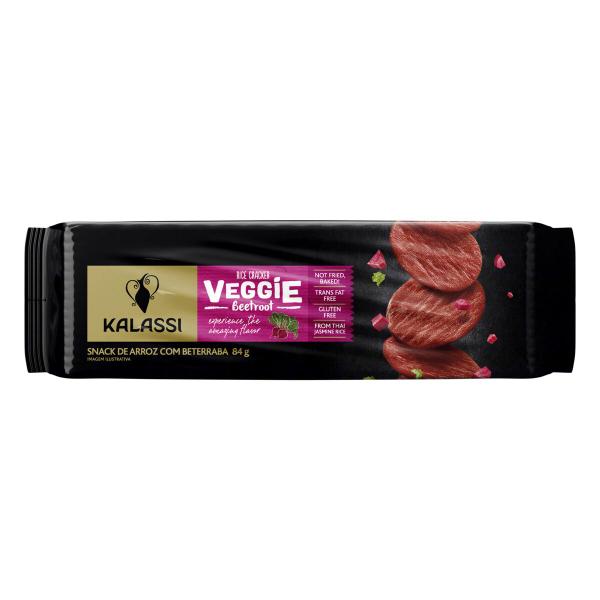 Imagem de Biscoito Rice Cracker Veggie Beetroot KALASSI 84g