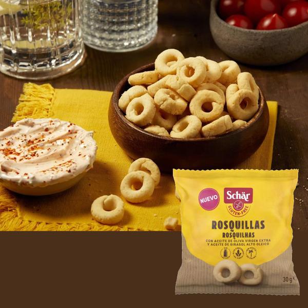 Biscoito Rosquillas Sem Gluten SCHAR 30g Imagem de Biscoito Rosquillas Sem Gluten SCHAR 30g