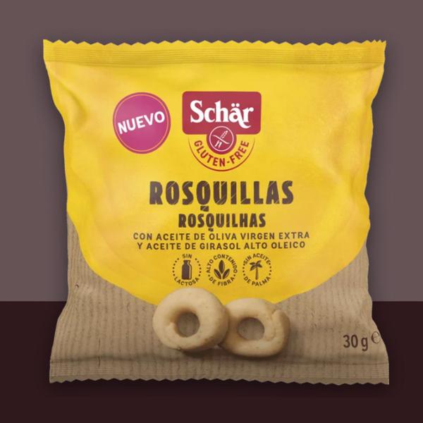 Biscoito Rosquillas Sem Gluten SCHAR 30g Imagem de Biscoito Rosquillas Sem Gluten SCHAR 30g