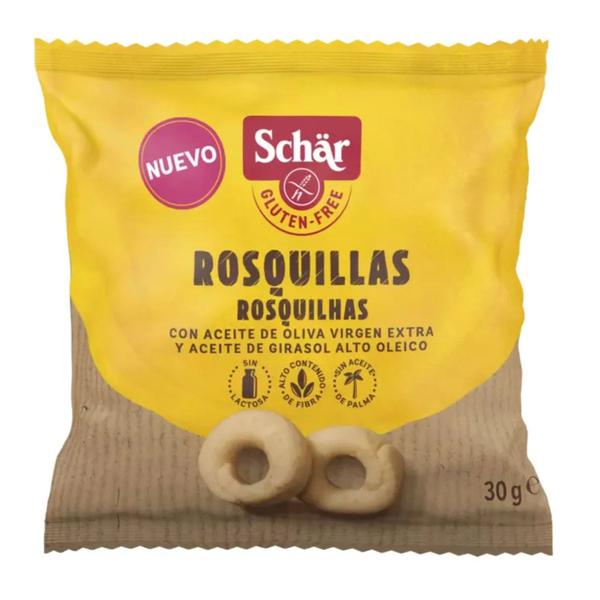 Biscoito Rosquillas Sem Gluten SCHAR 30g Imagem de Biscoito Rosquillas Sem Gluten SCHAR 30g