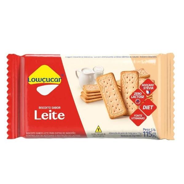 Imagem de Biscoito Sabor Leite Zero Lactose Lowçucar 115g