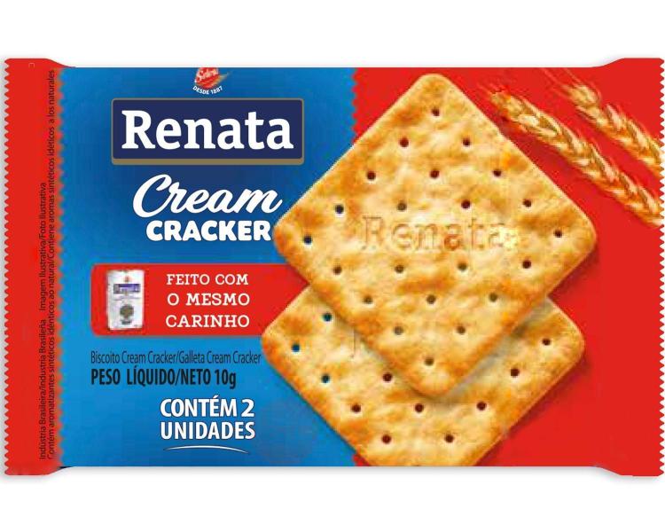 Imagem de Biscoito Sache Renata Cream Cracker Chocolate Maizena 120 U