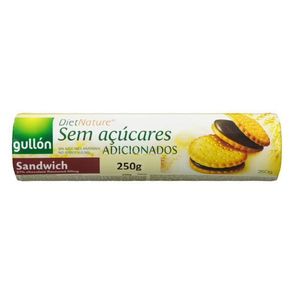 Imagem de Biscoito Sandwich Chocolate Sem Açúcar GULLÓN 250g