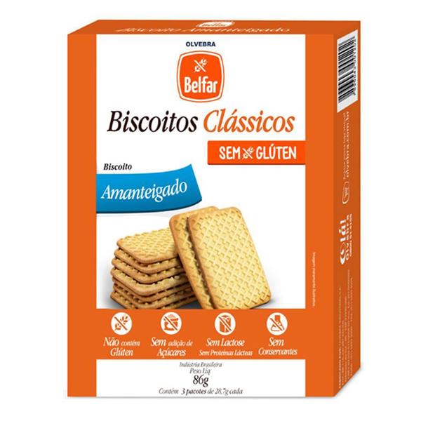 Imagem de Biscoito sem Glúten 86gr - Belfar