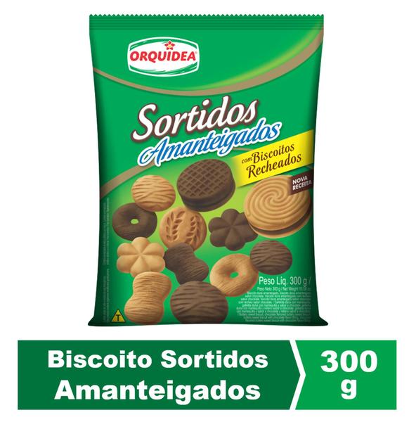 Imagem de Biscoito Sortidos Amanteigados Orquídea 300g