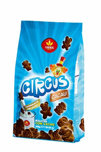 Imagem de Biscoito vieira circus com cacau 300g