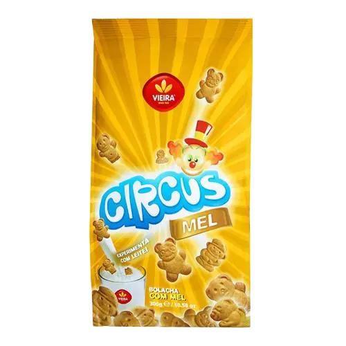 Imagem de Biscoito vieira circus mel 300g