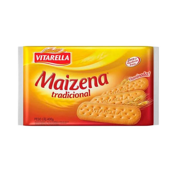 Imagem de Biscoito Vitarella Maizena 400g Kit 3