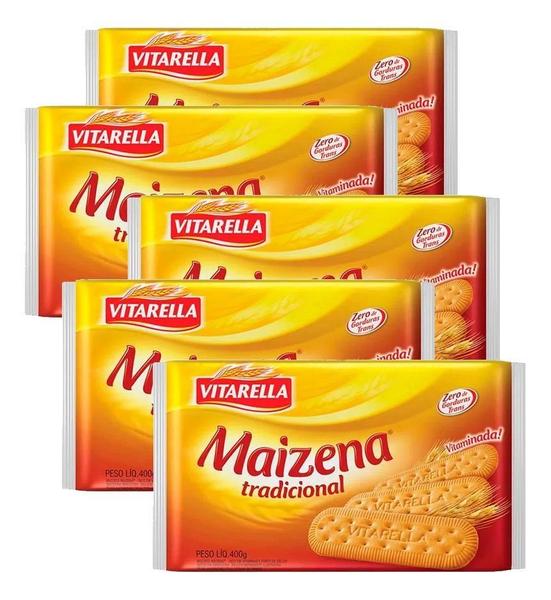 Imagem de Biscoito Vitarella Maizena Kit 5